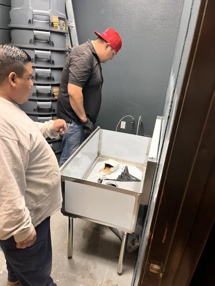 Commercial plumbing and sink installation in Tell City